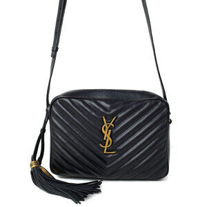 SAINT LAURENT PARIS Lou Camera Bag Quilted Shoulder